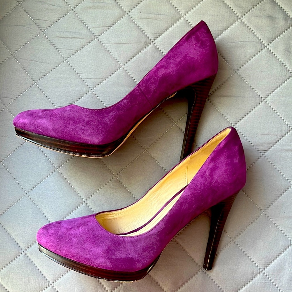 Suede Cole Haan Heel 8.5